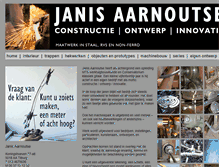 Tablet Screenshot of janis.nl